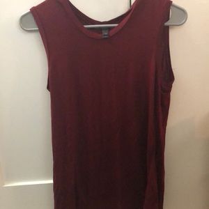 J. Crew Burgundy Sleeveless Top Sz. XS